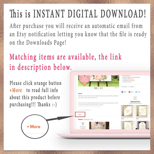 2" Round Favor Tags, Boho Thank you tags, Printable favor tag, Baby shower thanks, Baby shower party decor, Boho  favor tags, Bo-Ho